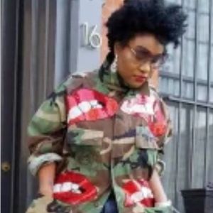 NWOT; Urban chic military jacket